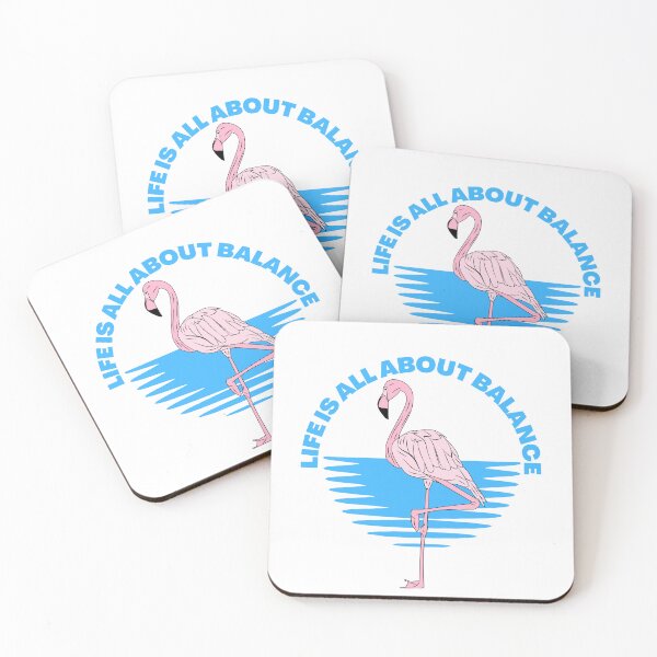 Item preview, Flamingo life is all about balance designed and sold by RecStore.