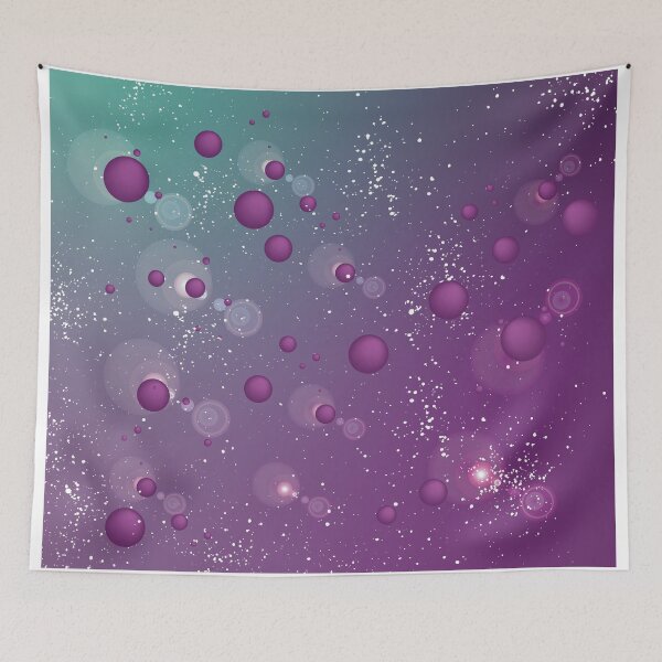 Item preview, Purple and teal new Solar system, new planets, parallel world  designed and sold by Lowrain Nabih.