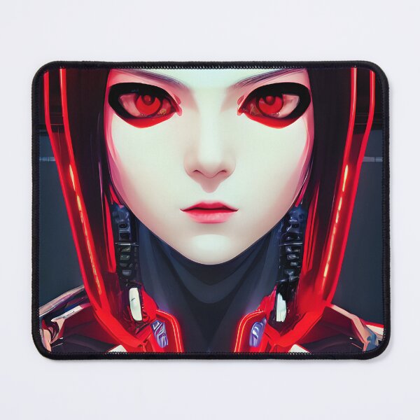 Item preview, Red Cyborg Woman designed and sold by HellsBrew.