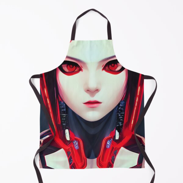 Item preview, Red Cyborg Woman designed and sold by HellsBrew.