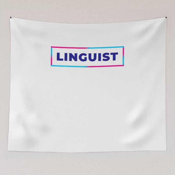 Item preview, Linguist retro colorful frame designed and sold by SVPOD.