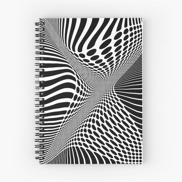 Aperçu de l'œuvre Illusion d'optique monochrome créée et vendue par KammyArt.