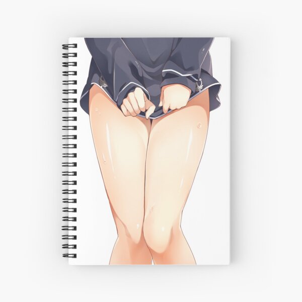 Alyn Shir Porn 3d Anime Monster - Anime Thighs Spiral Notebooks for Sale | Redbubble