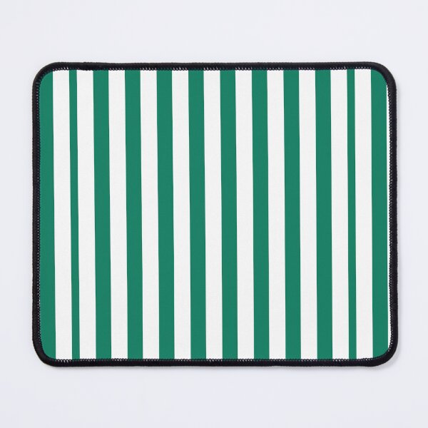 Item preview, Green and White Vertical Striped designed and sold by Rami Khalifah.