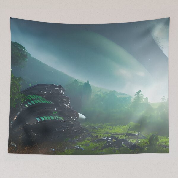 Item preview, Crashed Alien Spaceship designed and sold by HellsBrew.