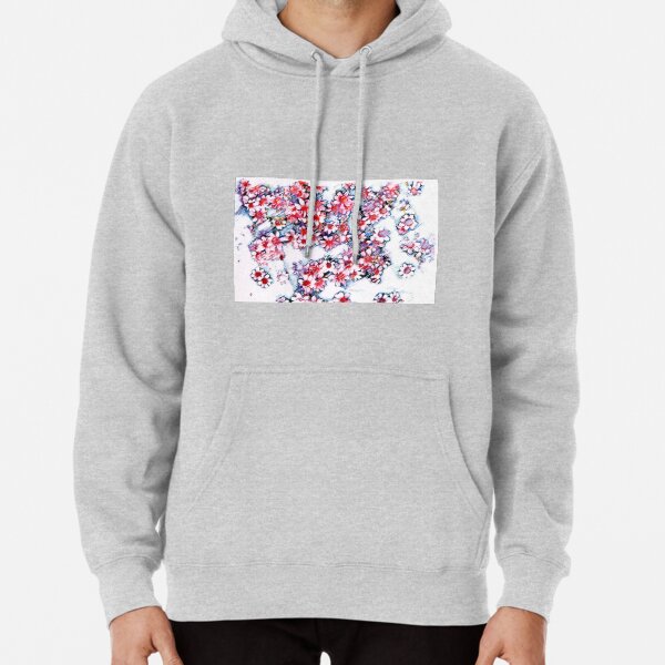 Pink Daisies Pullover Hoodie