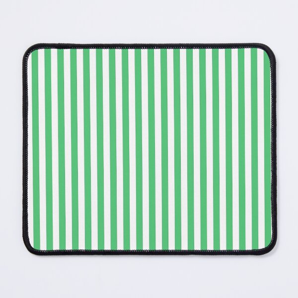Item preview, Green and White Vertical Striped designed and sold by Rami Khalifah.