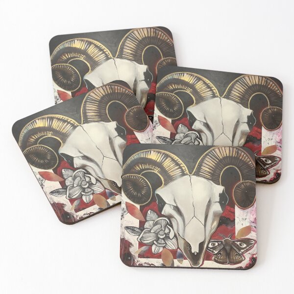 Item preview, The goat and the magnolia designed and sold by Audrey Lemay.