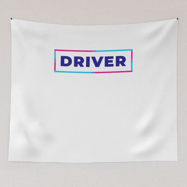 Item preview, Driver retro colorful frame designed and sold by SVPOD.
