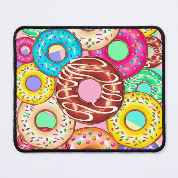 Item preview, Donuts Punchy Pastel flavours Pattern designed and sold by BluedarkArt.
