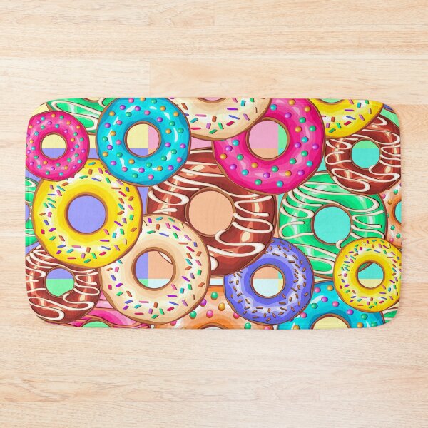 Item preview, Donuts Punchy Pastel flavours Pattern designed and sold by BluedarkArt.