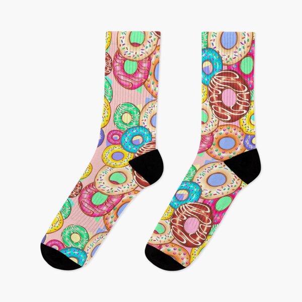 Item preview, Donuts Punchy Pastel flavours Pattern designed and sold by BluedarkArt.