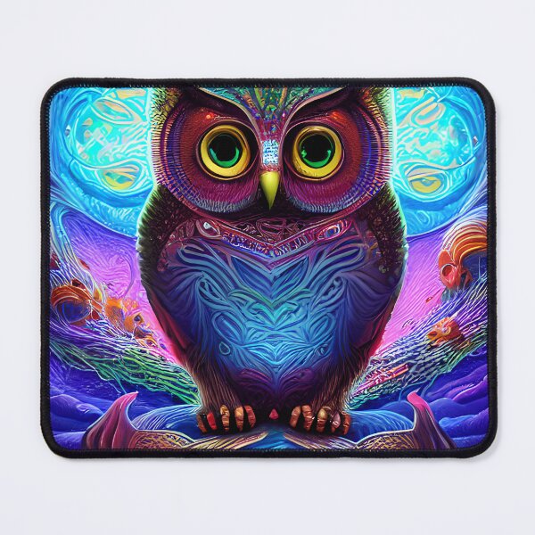 Item preview, Psychedelic Owl designed and sold by HellsBrew.
