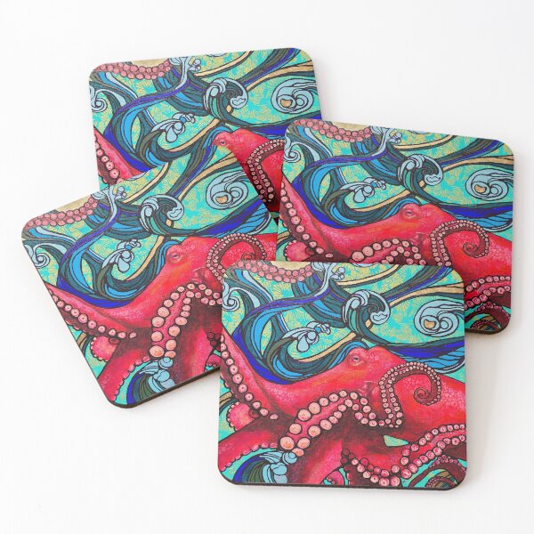Item preview, Red Octopus designed and sold by Jani Galarneau.