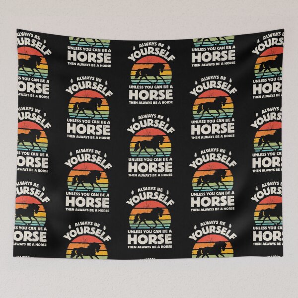 Item preview, Horse Always Be Yourself Retro Farm Animal Farmer Equestrian designed and sold by Kevins16.