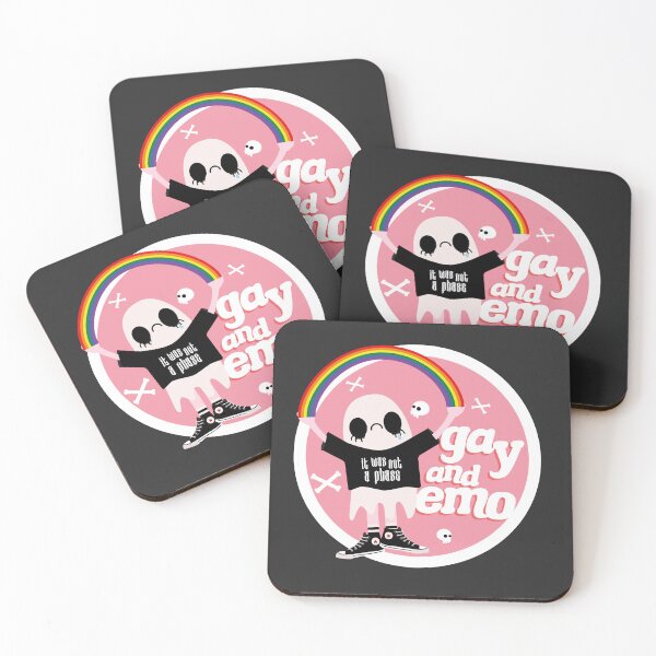 Item preview, Gay and Emo Badge designed and sold by racharanha.