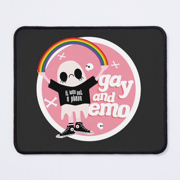 Item preview, Gay and Emo Badge designed and sold by racharanha.