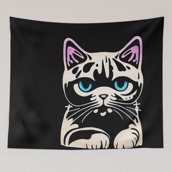 Item preview, British shorthair cat art 45 designed and sold by Catator.