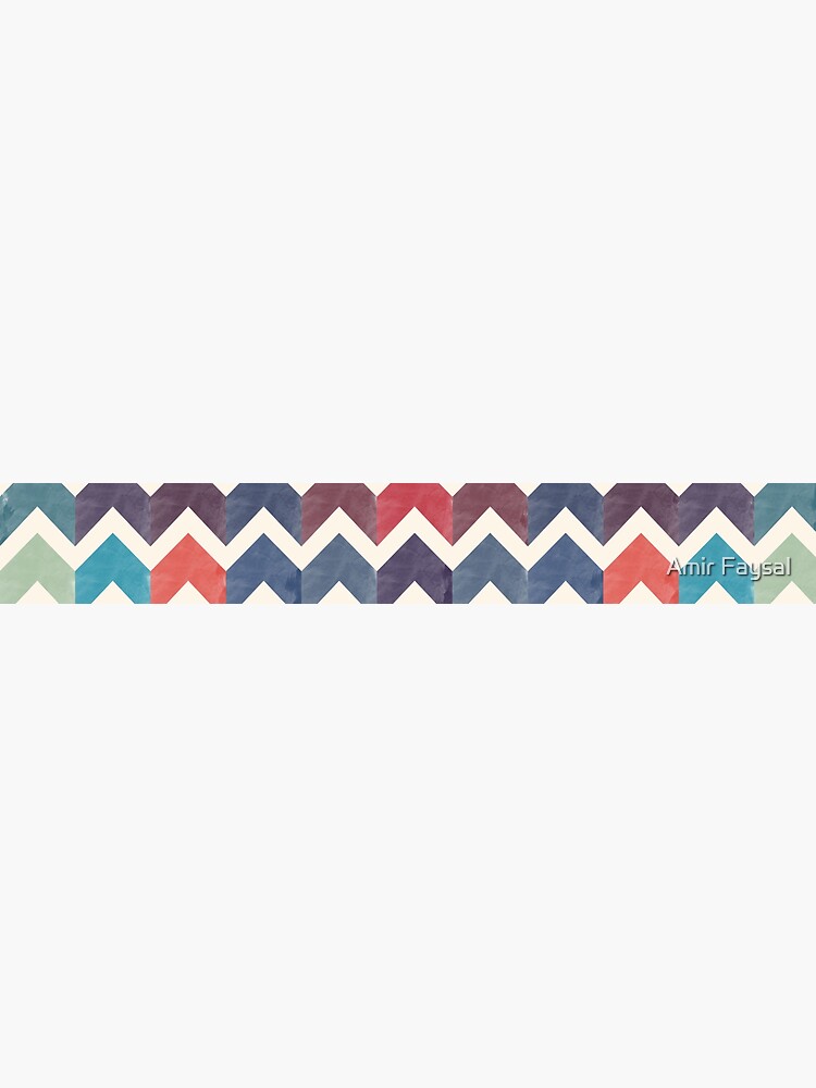 Watercolor Chevron Pattern by uniqueD