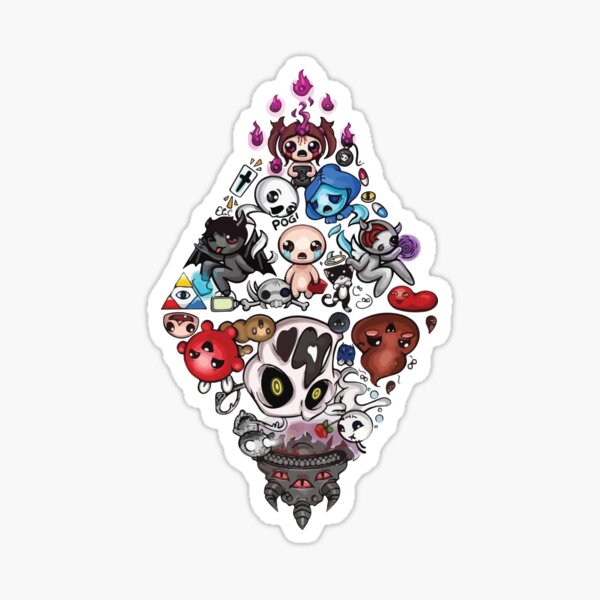 "The Binding Of Isaac" Sticker for Sale by theplasebo | Redbubble