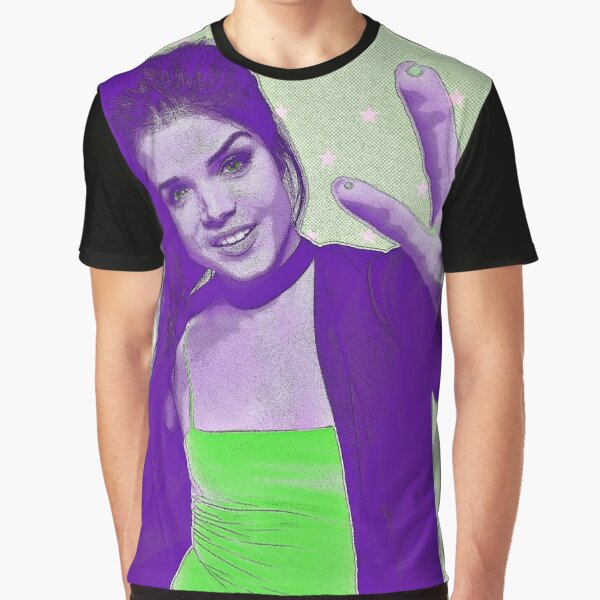 Marie Avgeropoulos "Rock On" Digital Art Graphic T-Shirt