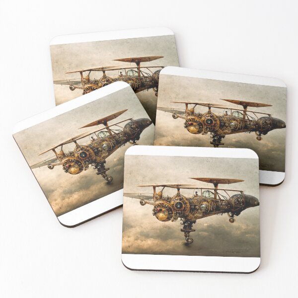 Item preview, aircraft in steampunk style  designed and sold by chuckgaudette.