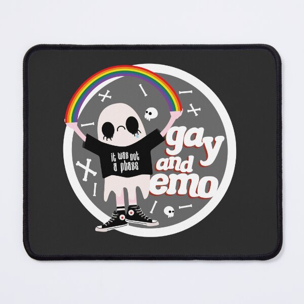 Item preview, Gay and Emo Badge designed and sold by racharanha.