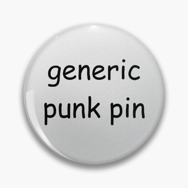 generic punk pin Pin for Sale by ⠀star☆bot ⠀