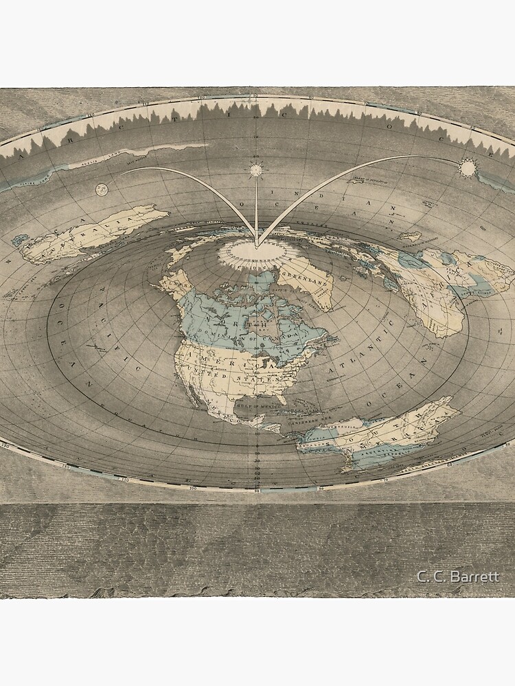 Flat Earth Map by ccb9951