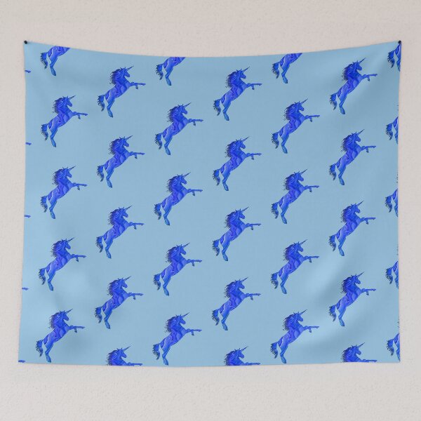 Item preview, Blue Fantasy Unicorn Spirit Animal designed and sold by LaRoach Digital Arts.