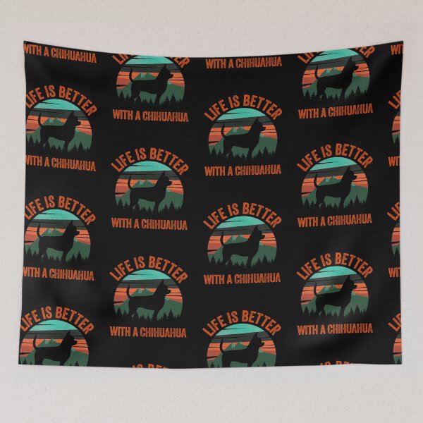 Item preview, Life Is Better With A Chihuahua Vintage Dog Gift  designed and sold by Guarddogdrive.