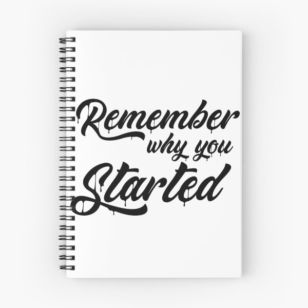 Item preview, Remember Why You Started Motivational Inspirational Quote designed and sold by Tema EL.