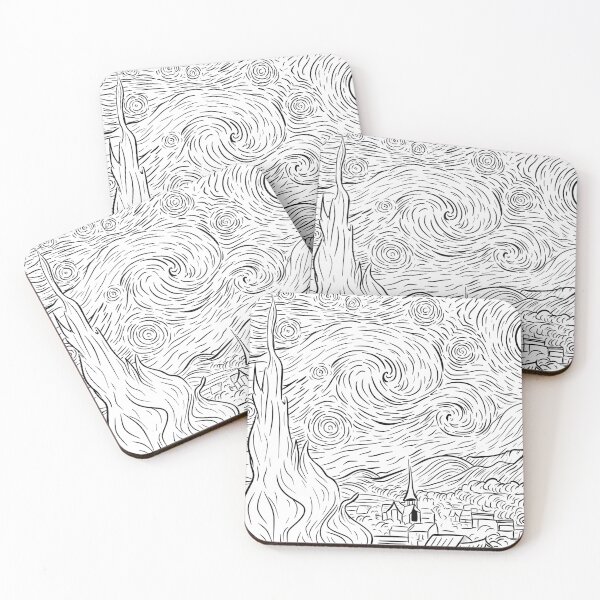 Item preview, Minimalist Starry night designed and sold by Dana-Lang.