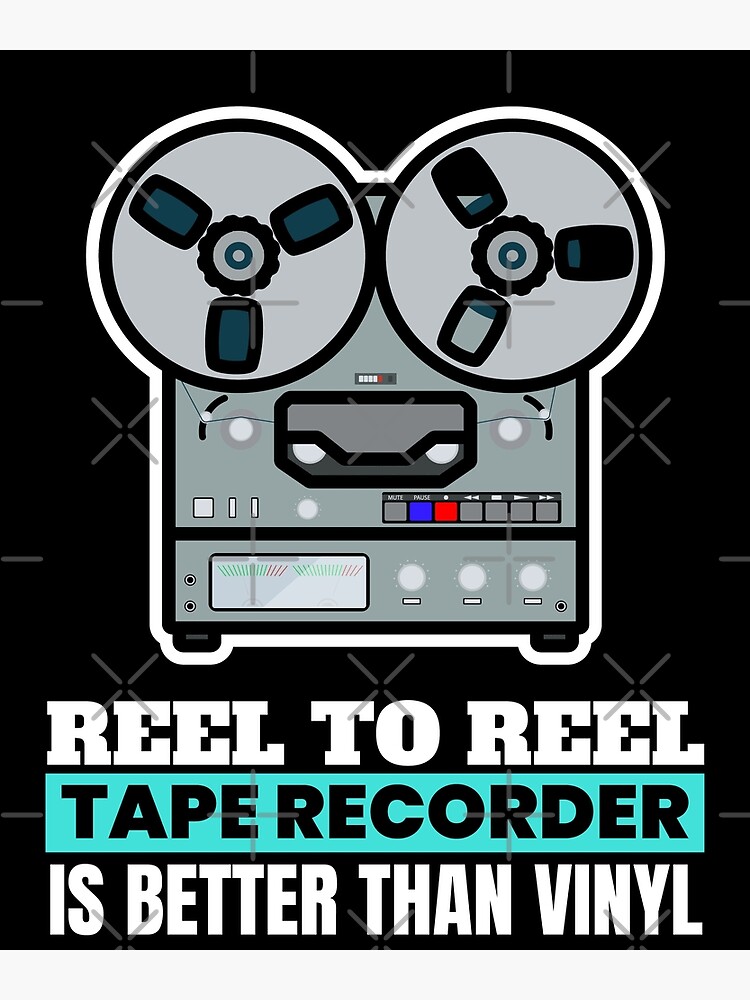 Reel to Reel Tape Recorder is Better Than Vinyl T-Shirt :  Clothing, Shoes & Jewelry