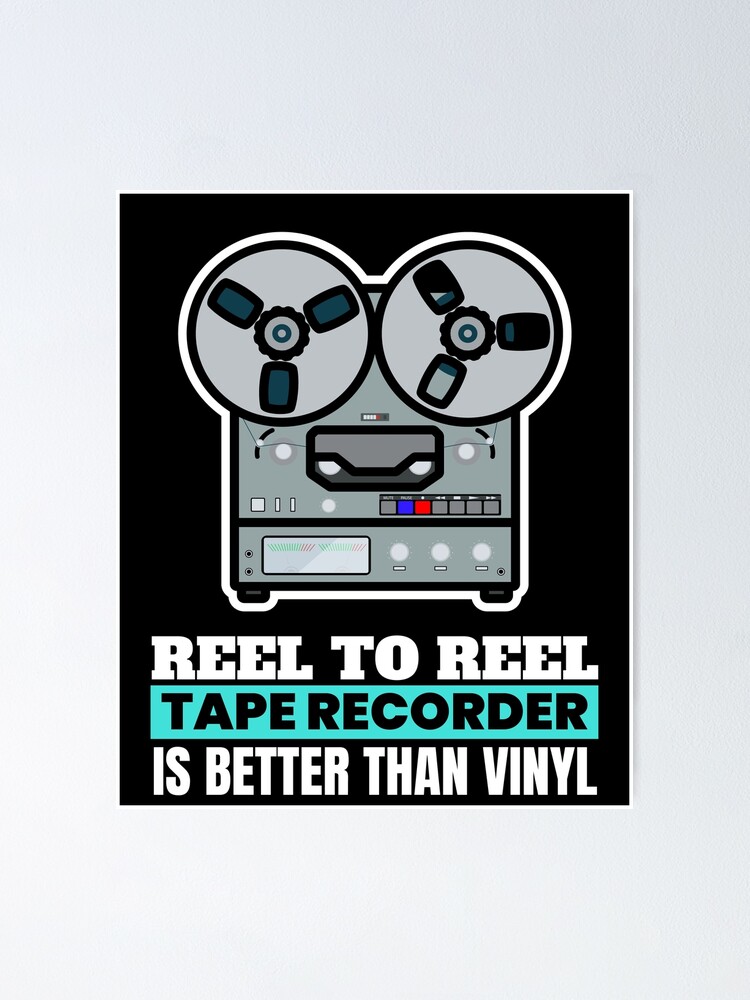 Reel To Reel Tape Recorder Tape Recorder Poster by mooon85