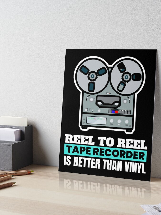 Reel To Reel Tape Recorder Tape Recorder Art Board Print by mooon85