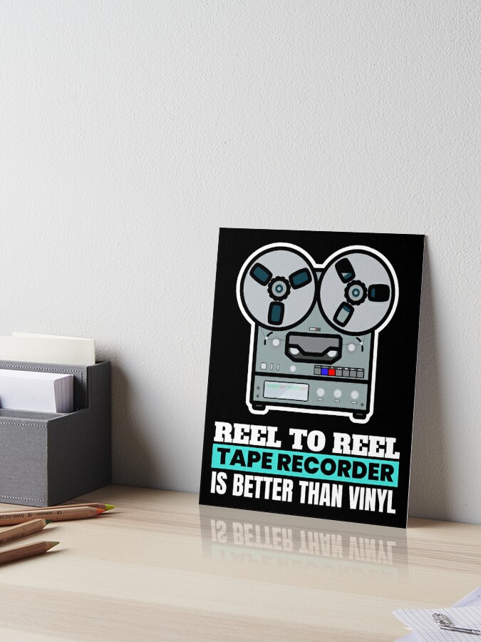 Reel To Reel Tape Recorder Tape Recorder Art Board Print by