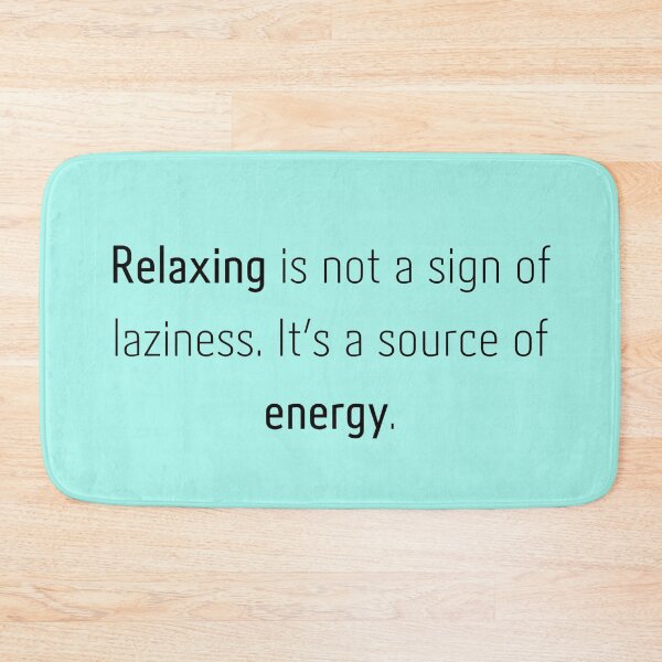 Item preview, Relaxing is not a sign of laziness, quote sticker designed and sold by Chill-designz.