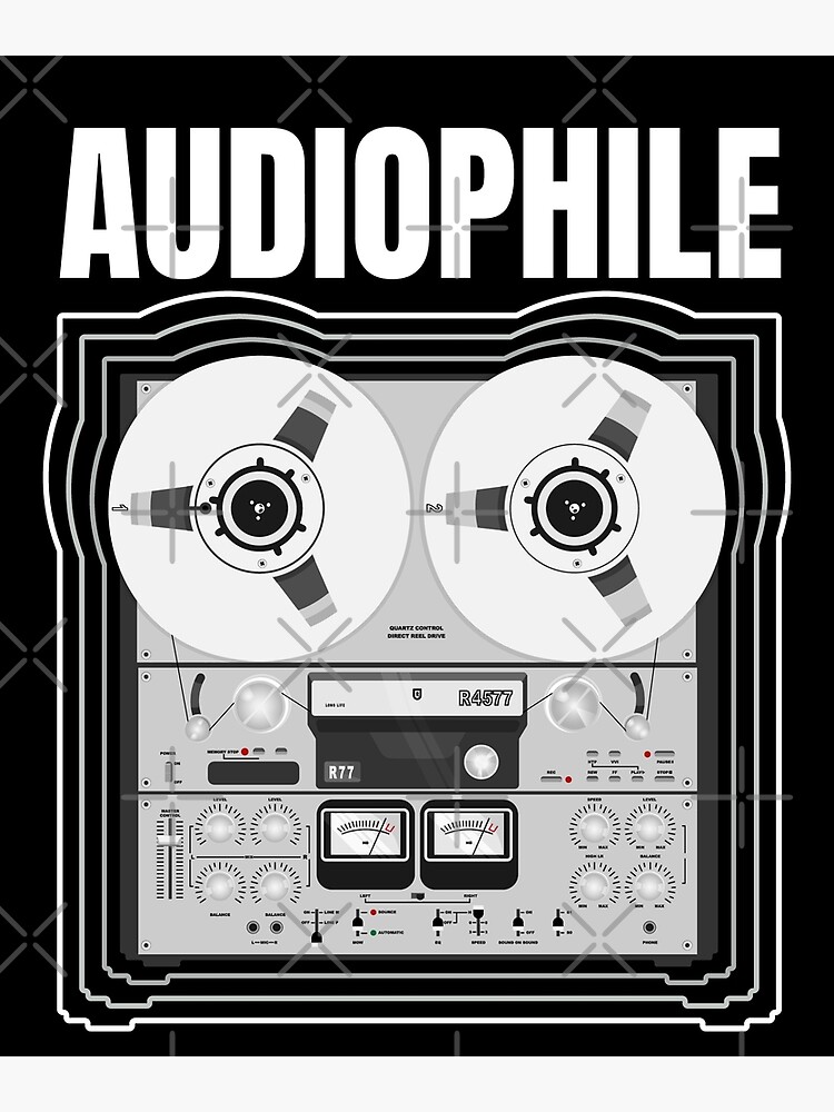 Audiophile Tape Recorder Tape Recorder Art Print by mooon85