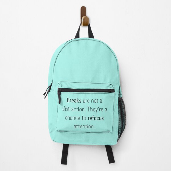 Item preview, Breaks are not a distraction, quote sticker designed and sold by Chill-designz.