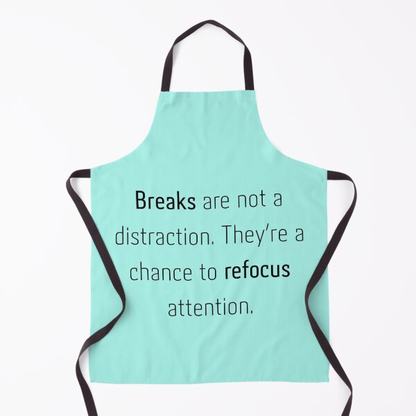 Item preview, Breaks are not a distraction, quote sticker designed and sold by Chill-designz.