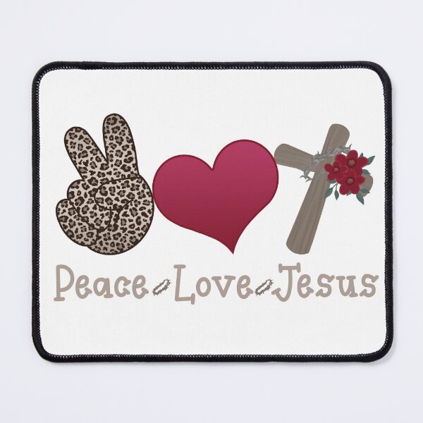 Item preview, Peace Love Jesus designed and sold by Leslie Graves.