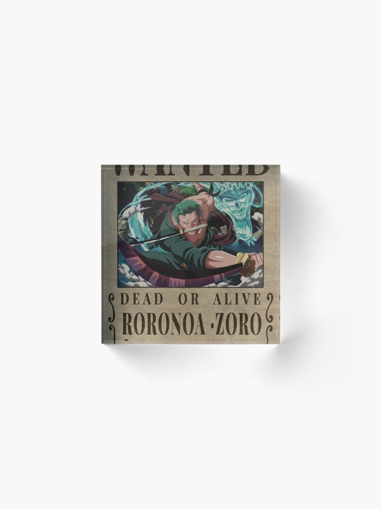 Roronoa Zoro One Piece Zoro Pirate Hunter Bounty Poster Art Print for Sale  by One Piece Bounty Poster