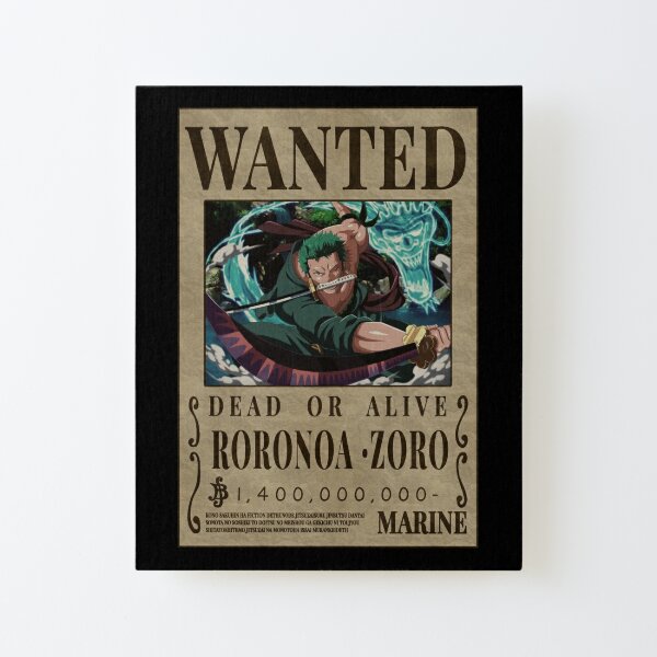 One Piece Roronoa Zoro Wanted Poster – Epic Stuff