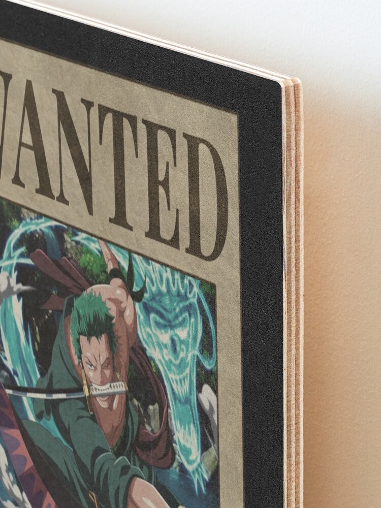 Roronoa Zoro One Piece Zoro Pirate Hunter Bounty Poster Photographic Print  for Sale by One Piece Bounty Poster