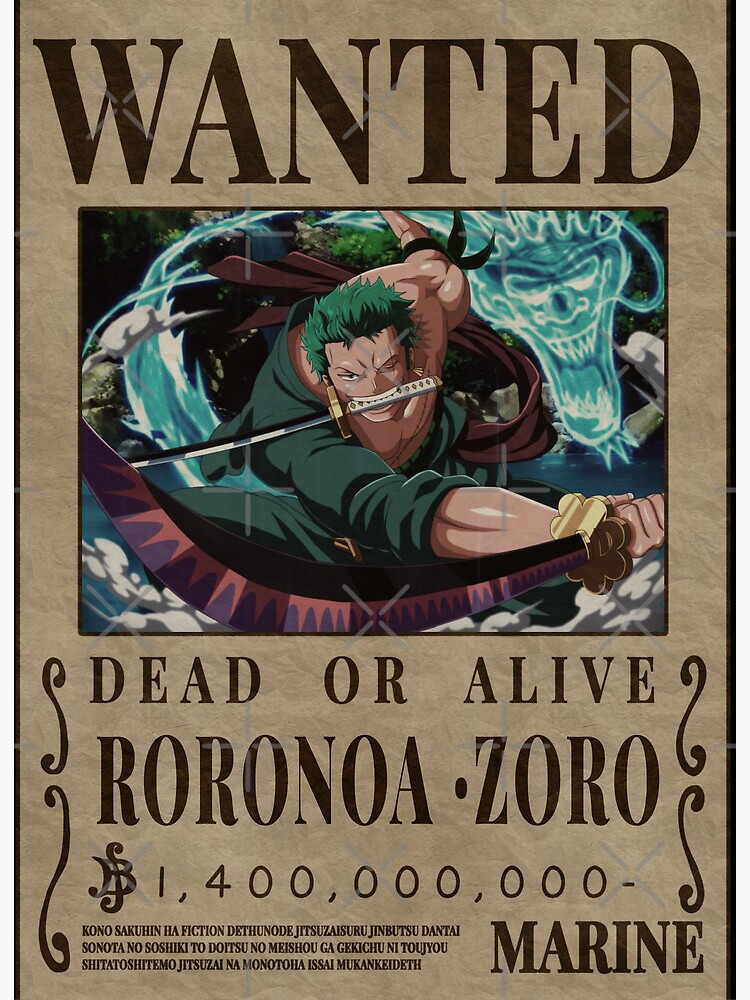 Roronoa Zoro one piece | Art Board Print