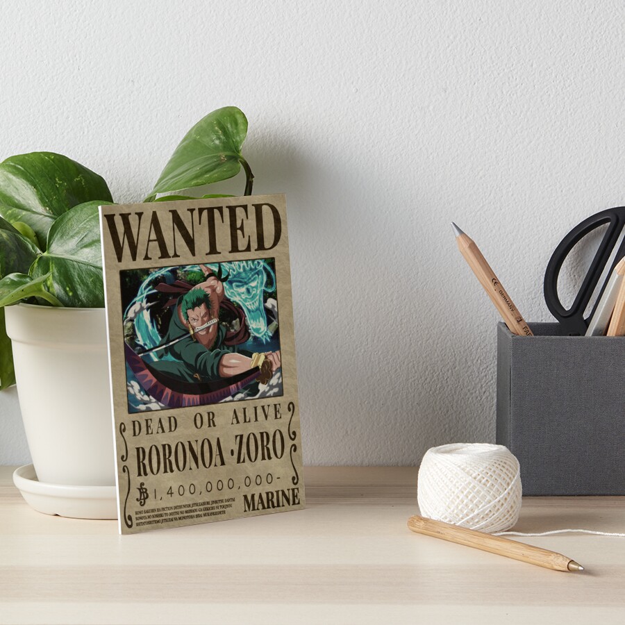 Roronoa Zoro One Piece Zoro Pirate Hunter Bounty Poster Photographic Print  for Sale by One Piece Bounty Poster