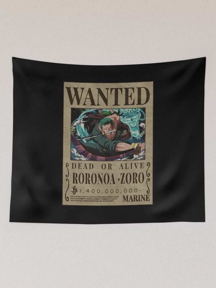 Roronoa Zoro One Piece Zoro Pirate Hunter Bounty Poster Art Print for Sale  by One Piece Bounty Poster