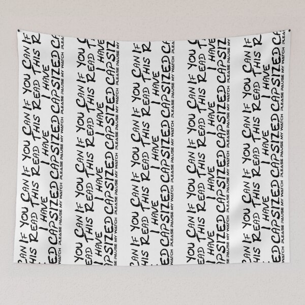Item preview, If You Can Read This I Have Capsized Please Pause My Watch Pontoon Pun designed and sold by Sonatablue.