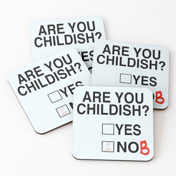 Item preview, Are You Childish? designed and sold by aribluestein.